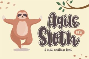 Agile Sloth: A Playful Display Font for Modern Editors