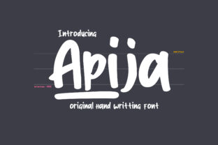 Apija: A Friendly Display Font for Branding
