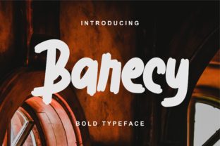 Barecy: A Bold Display Font for Business Branding