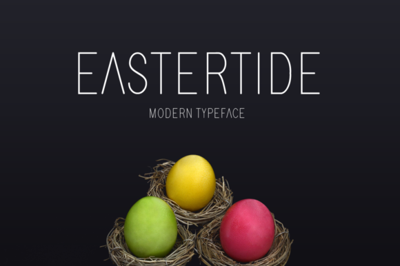 Eastertide: A Refined Display Font for Editorial Design