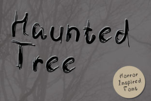 Haunted Tree: A Haunting Display Font for Horror Brands