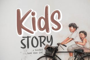 Kids Story: A Premium Display Font for Branding
