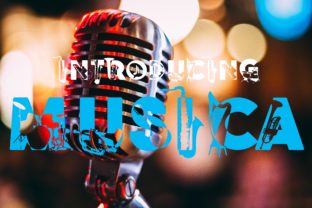 Musica: A Playful Display Font for Editorial Design