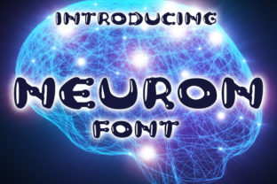 Neuron: A Playful Display Font for Small Business Branding
