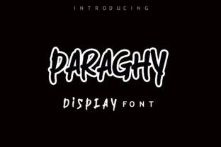 Paraghy: A Playful Display Font for Campaigns