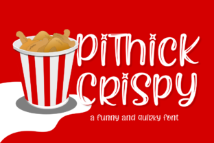 Pithick Crispy: A Fun Display Font for Crafters