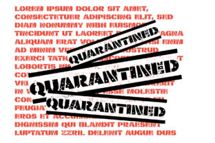 Quarantined: A Bold Display Font for Business Branding