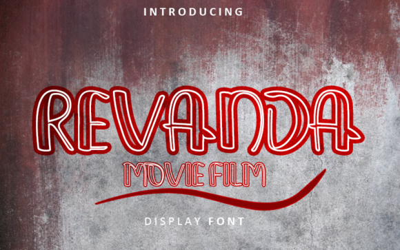 Revanda: A Quirky Display Font for Web Design