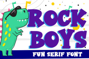 Rock Boys: A Bold Display Font for Editorial Design