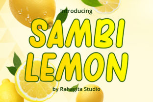 Sambi Lemon: A Friendly Display Font for Business
