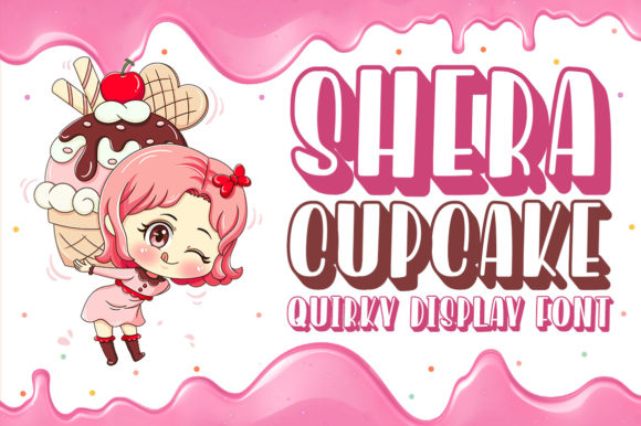 Shera Cupcake: A Sweet Display Font for Web Design