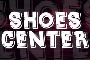 Shoes Center: A Bold Display Font for Brand Identity