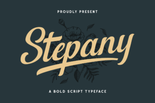 Stepany: A Hand-Lettered Display Font for Business