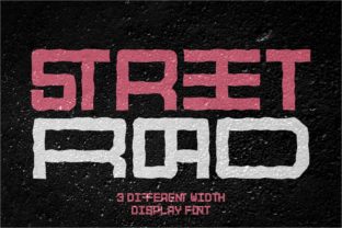 Street Road: A Stylish Display Font for Editorial Design