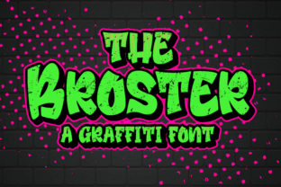 The Broster: A Quirky Display Font for Bold Editorial Design