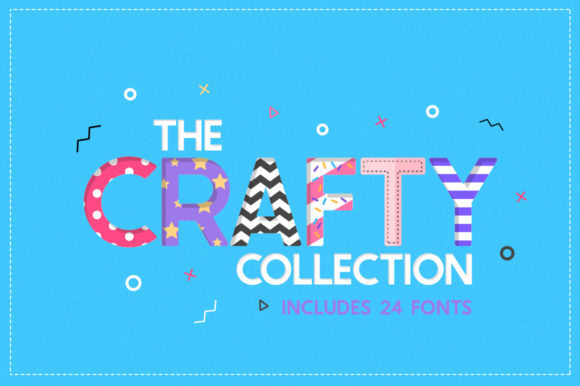 The Crafty Collection Family: A Display Font for Web Design